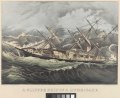 A Clipper ship in a hurricane - ca.1860? RMG py0664.tiff
