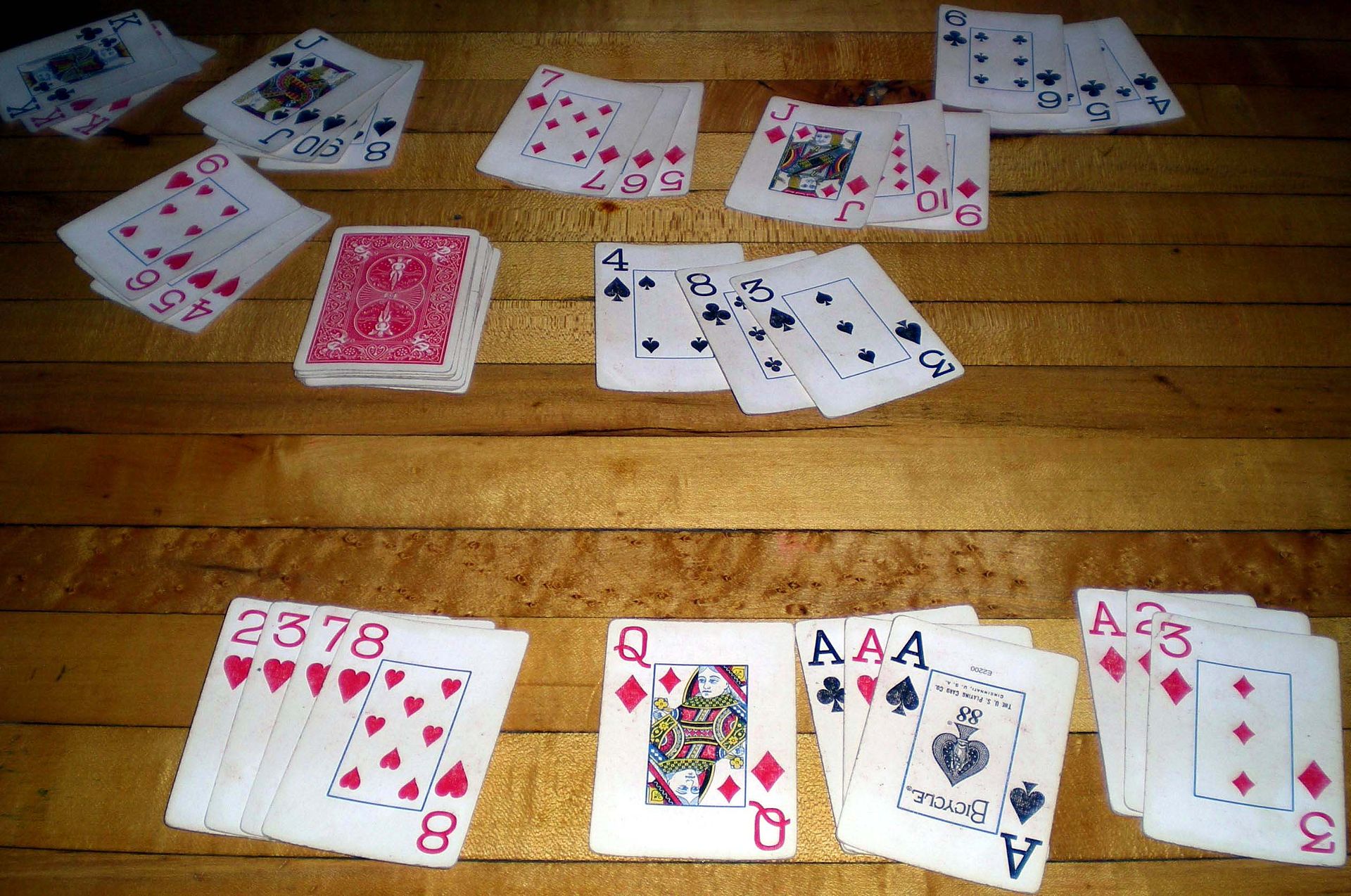 How to play gin rummy card game for 2
