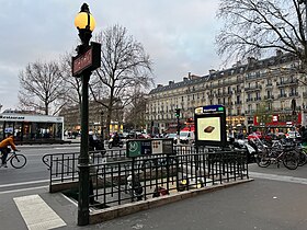 Accès via le Boulevard de Magenta