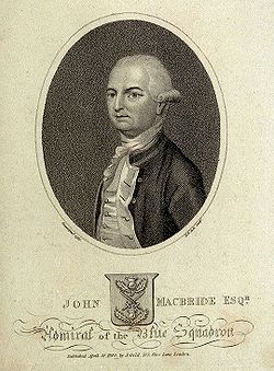 John McBride, admirál Modré eskadry