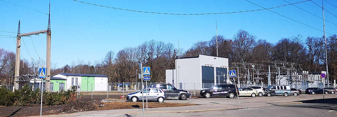 High-voltage substation in Tallinn, Pelguranna