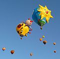 lady bug and sun balloons