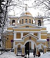 La cathédrale en hiver.