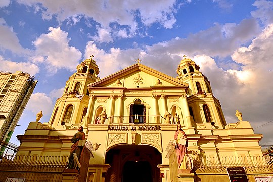 Quiapo Church, home of the iconic Black Nazarene whose Traslacion feast is celebrated every January 9