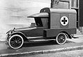 Ambulance Chalmers, Montréal (Canada), vers 1920.