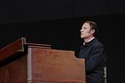 Anders Ljunggren, Organist des schwedischen Duos Trummor & Orgel beim Haldern Pop Festival 2013