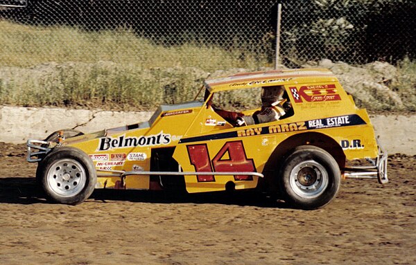 Early 1980s dirt Modified car