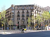 Casa Farreras en Gran Via de les Corts Catalanes, Barcelona (1902)