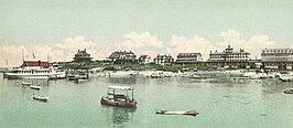 Het Appledore hotel op Appledore island in de Isle of Shoals (1901).