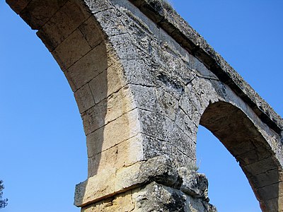 Roman aqueduct Aqüeducte de les Ferreres (Tarragona, 2006)