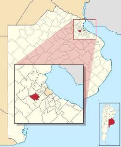 location of Merlo Partido in Gran Buenos Aires