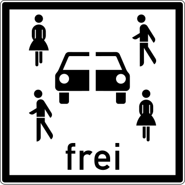 File:Aufkleber Carsharingfahrzeuge frei (100x100), StVO 2020.svg