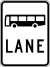 Bus Lane traffic sign