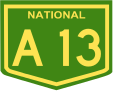 Thumbnail for File:Australian National Route A13.svg