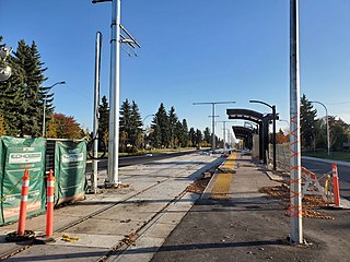 <span class="mw-page-title-main">Avonmore stop</span> Light rail station in Edmonton, Alberta, Canada