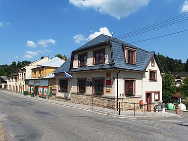 Bělá nad Svitavou : la mairie.