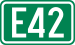 Cartucho de sinalização representando o E42