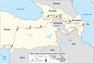 <span class="mw-page-title-main">Baku–Tbilisi–Ceyhan pipeline</span> Oil pipeline