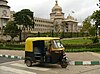 Autorickshaw in Bangalore awaiting customers