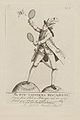 The Fly Catching Macaroni - a 1772 caricature of Banks