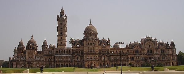 Laxmi Vilas Palace of the Gaekwad dynasty completed in 1890.