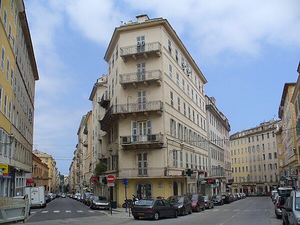 Image: Bastia   Boulevard Paoli & Rue Cesar Campinchi   panoramio