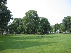 Lexington Battle Green en 2003, mirando al noroeste