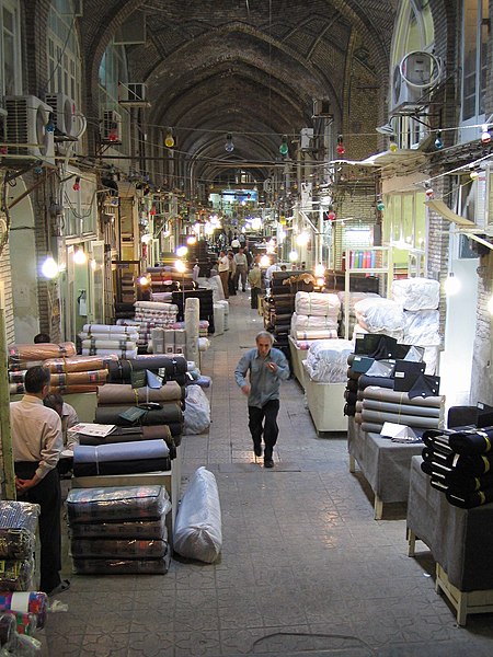 File:Bazar tehran cloth.jpg