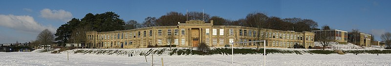 Beechen Cliff School, from snowy school field.jpg