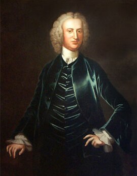 Benedict Swingate Calvert, painted by John Wollaston c. 1754