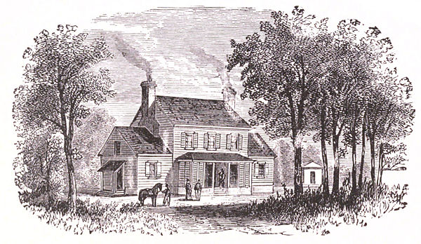 White House as it appeared when rebuilt after the American Civil War