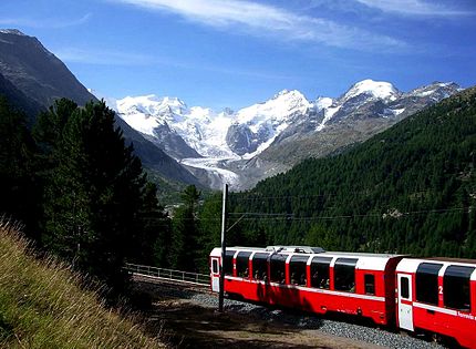 Bernina Express (Morteratsch)