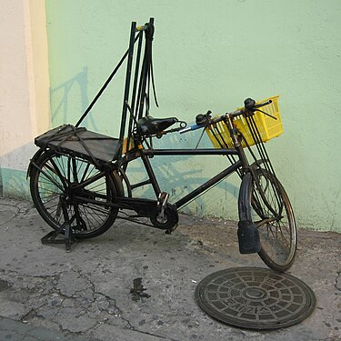 Bicycle with large carry capacity in Taiwan
