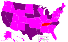 The procedure each state uses to alter the sex on one's birth certificate as of September 2021
New birth certificate is issued with correct sex designation
Old birth certificate is amended to correct sex designation
State does not alter sex on birth certificates for transgender people Birth Certificate Sex Altering Regulations in the United States.svg