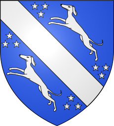 Blason ville fr Saint-Laurent-d'Olt (Aveyron).svg