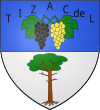 Tizac-de-Lapouyade arması