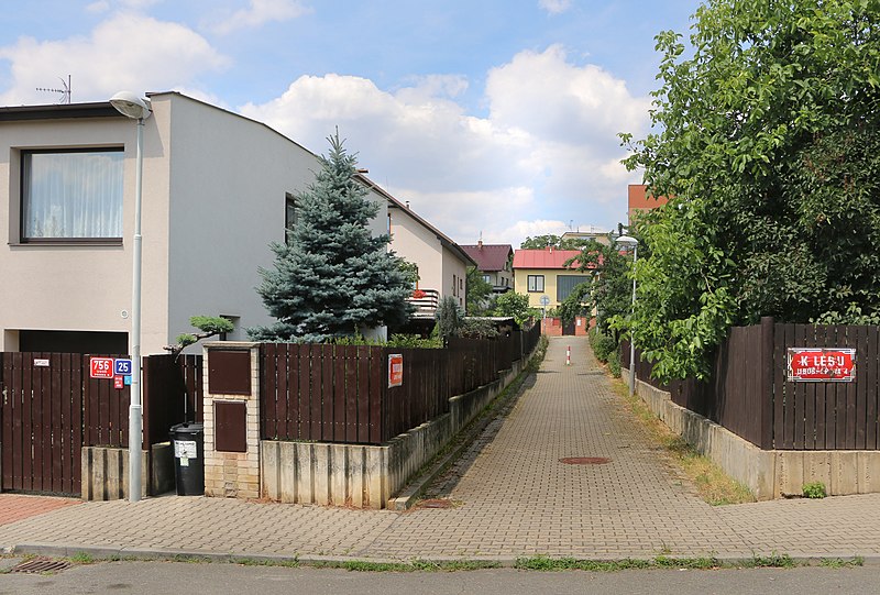 File:Borkovická street, south view, Praha.jpg