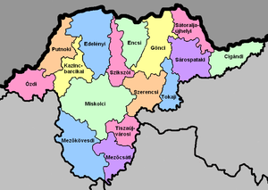 Боршод-Абауй-Земплен на карте