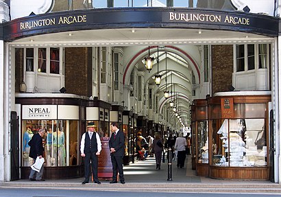 How to get to Burlington Arcade with public transport- About the place