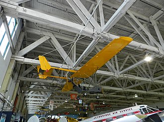 Toucan on display at the Alberta Aviation Museum. C-INRO Canaero Dynamic Toucan T-IV at the Alberta Aviation Museum.JPG