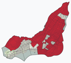 Location within urban agglomeration