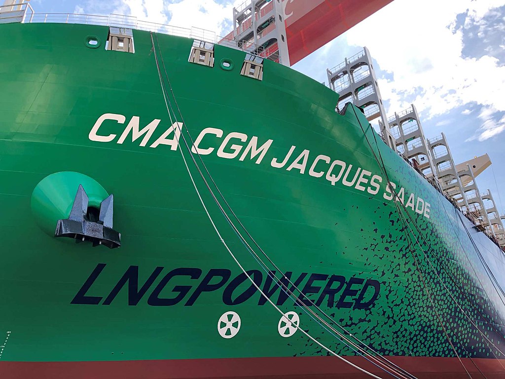 CMA CGM JACQUES SAADE LNG POWERED Septembre 2019