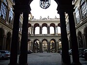 Campo Marzio - palazzo Borghese cortile a piazza della fontanella di borghese 1010773