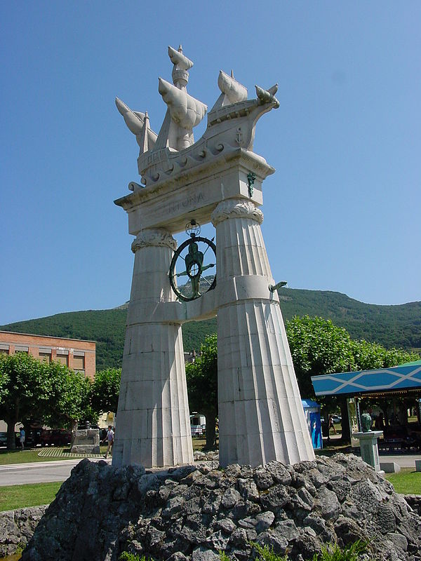 Monument dedicated to Juan de la Cosa in Santoña, Cantabria.