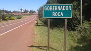 Miniatura para Gobernador Roca