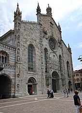 West front Cathedral of Como (Italy) west facade.jpg