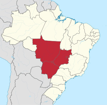 Lista de municípios da Região Centro-Oeste do Brasil por área