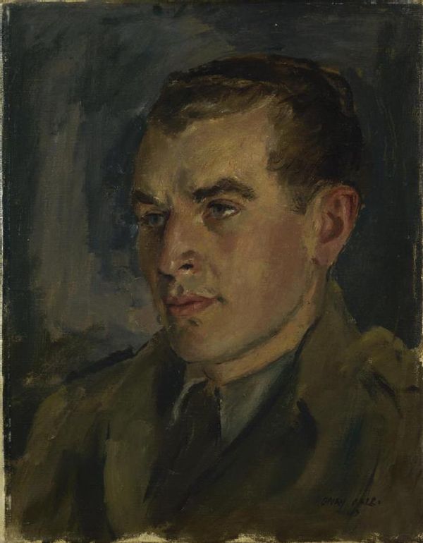 1943 portrait of war correspondent Charles Collingwood (Henry Carr)