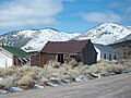 An abandoned building in Cherry Creek, Nevada.