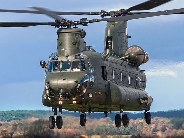 HC4 landing at Shawbury in 2016